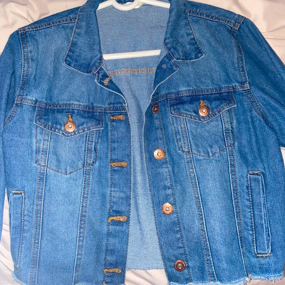 Cropped Denim jean jacket